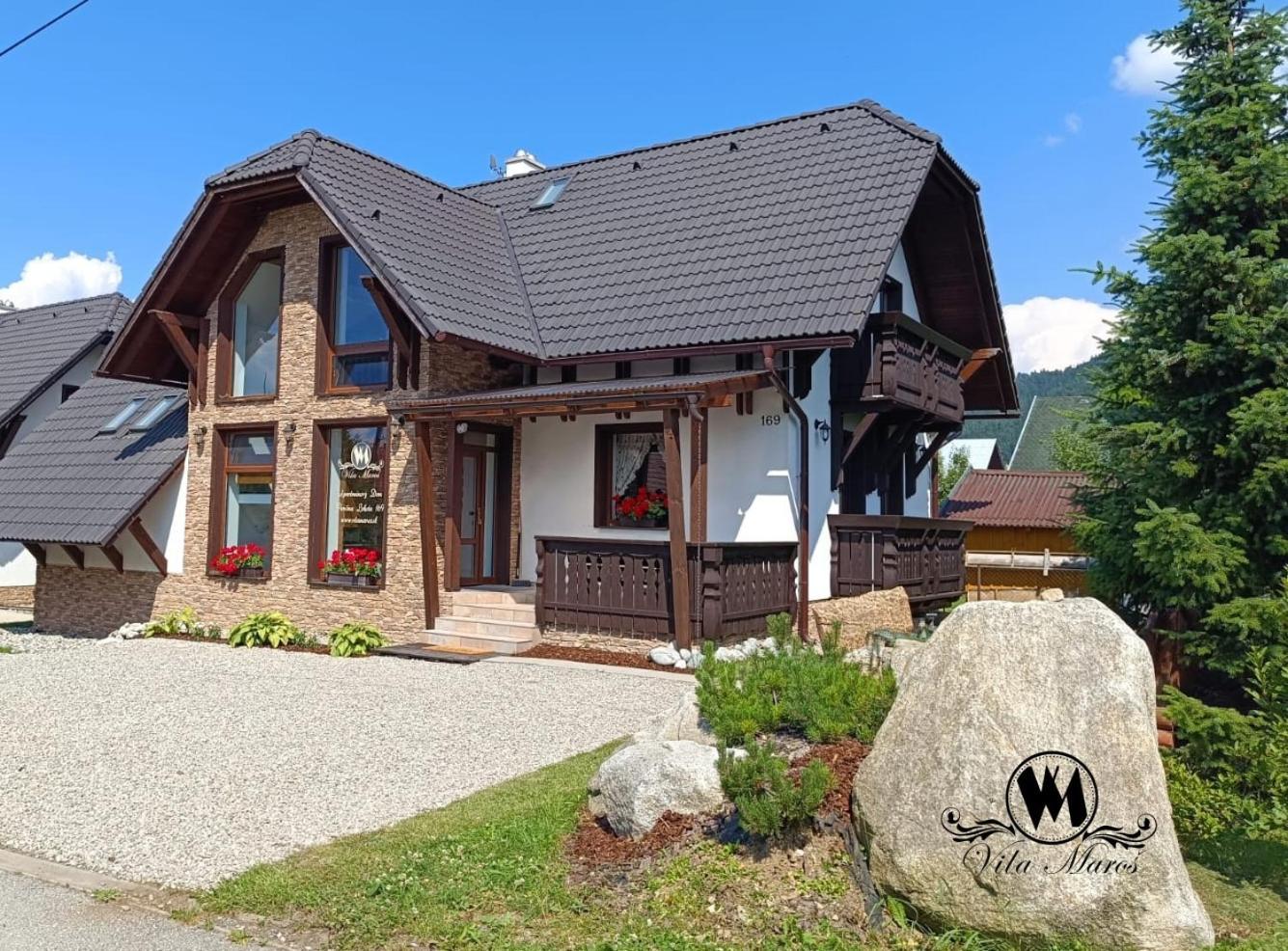 Apartmánový dom Vila Maroš Pavčina Lehota Esterno foto