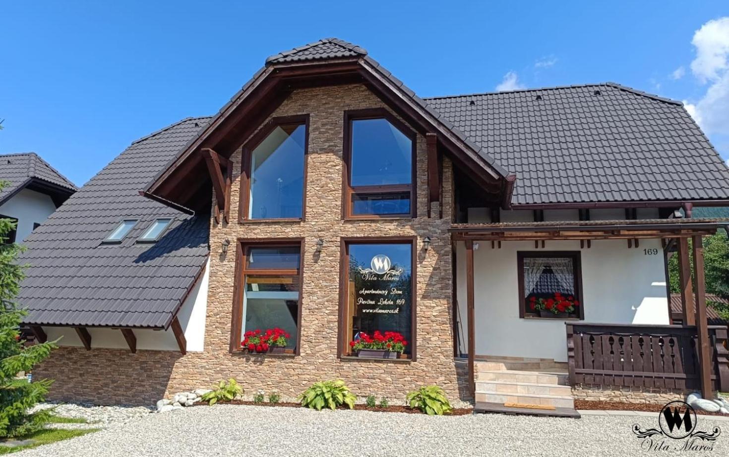 Apartmánový dom Vila Maroš Pavčina Lehota Esterno foto